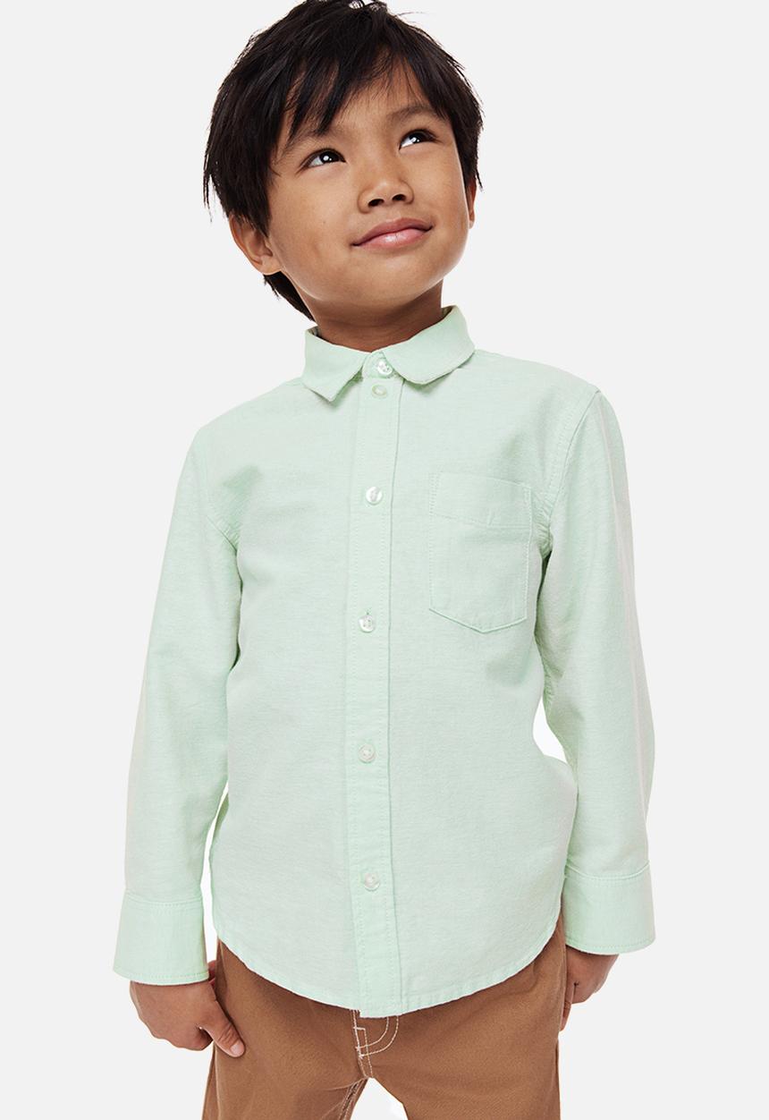 H&M - Cotton shirt - light green 