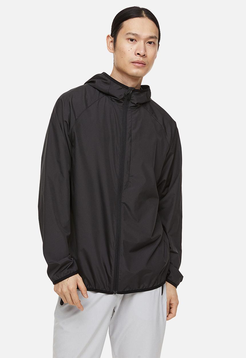 H&M - Regular fit sports windbreaker - black