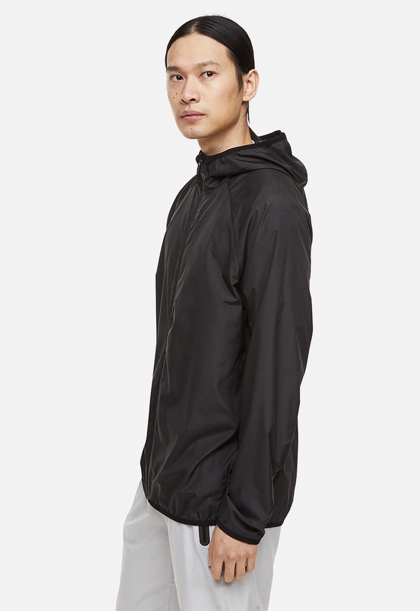H&M - Regular fit sports windbreaker - black