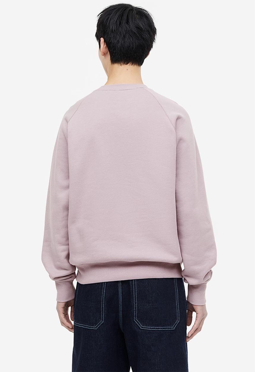 H&M - Oversized fit cotton sweatshirt - purple