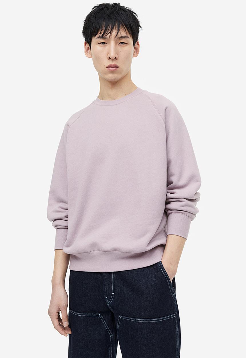 H&M - Oversized fit cotton sweatshirt - purple