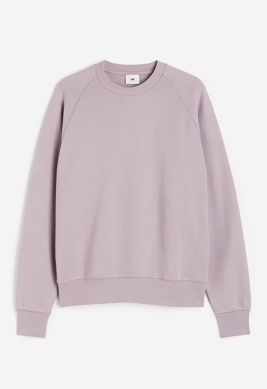 H&M - Oversized fit cotton sweatshirt - purple