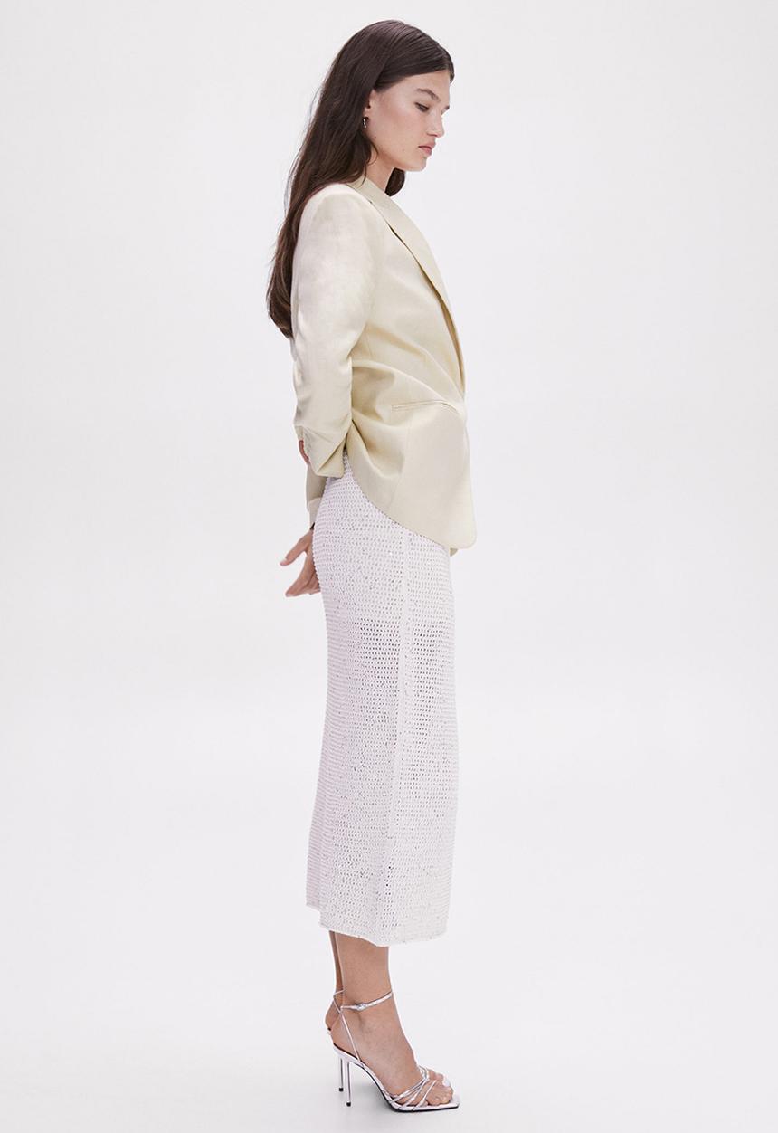 MANGO - Blazer aurora - light pastel beige