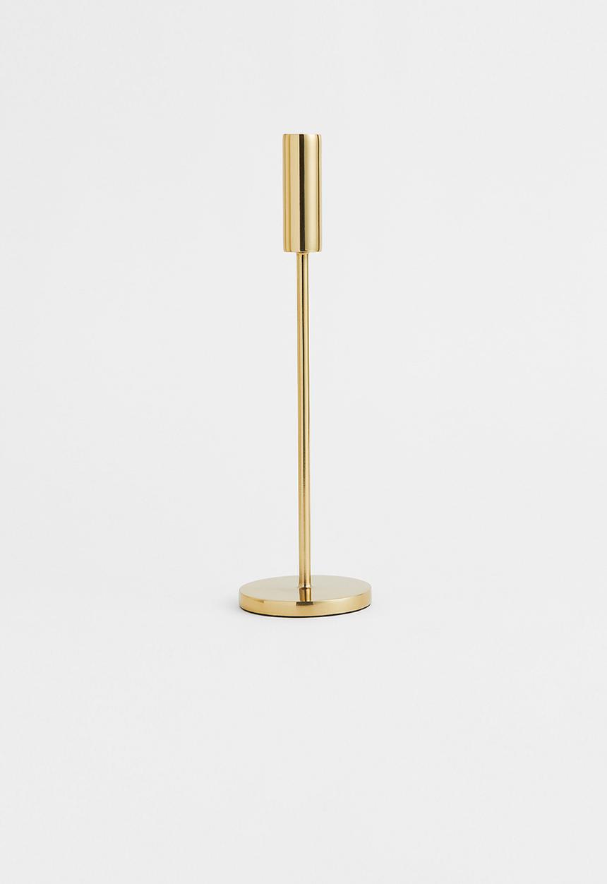 H&M - Tall candlestick - gold-coloured 