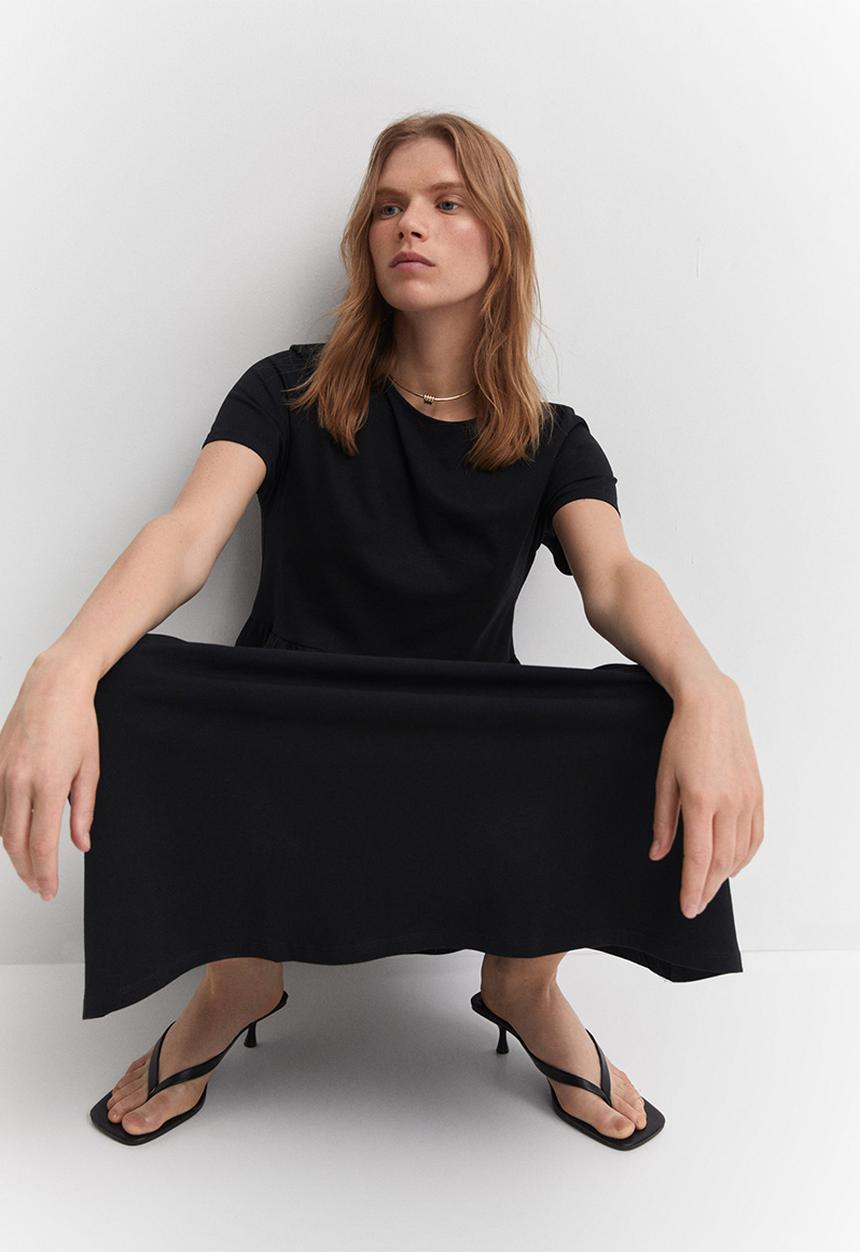 MANGO - Dress Gisal - Black