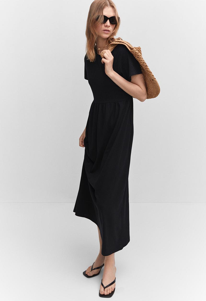 MANGO - Dress Gisal - Black