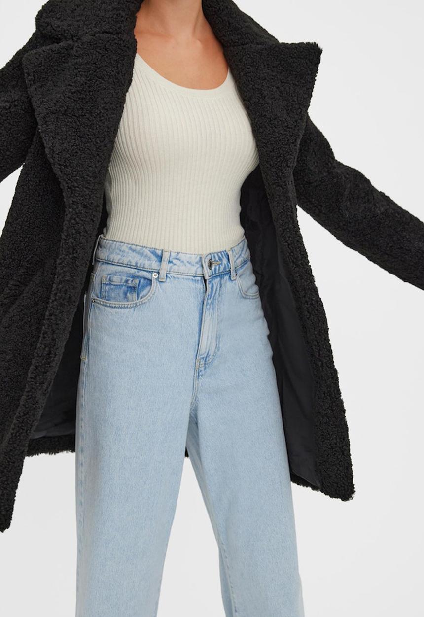 Vero Moda - Kylie teddy coat - black