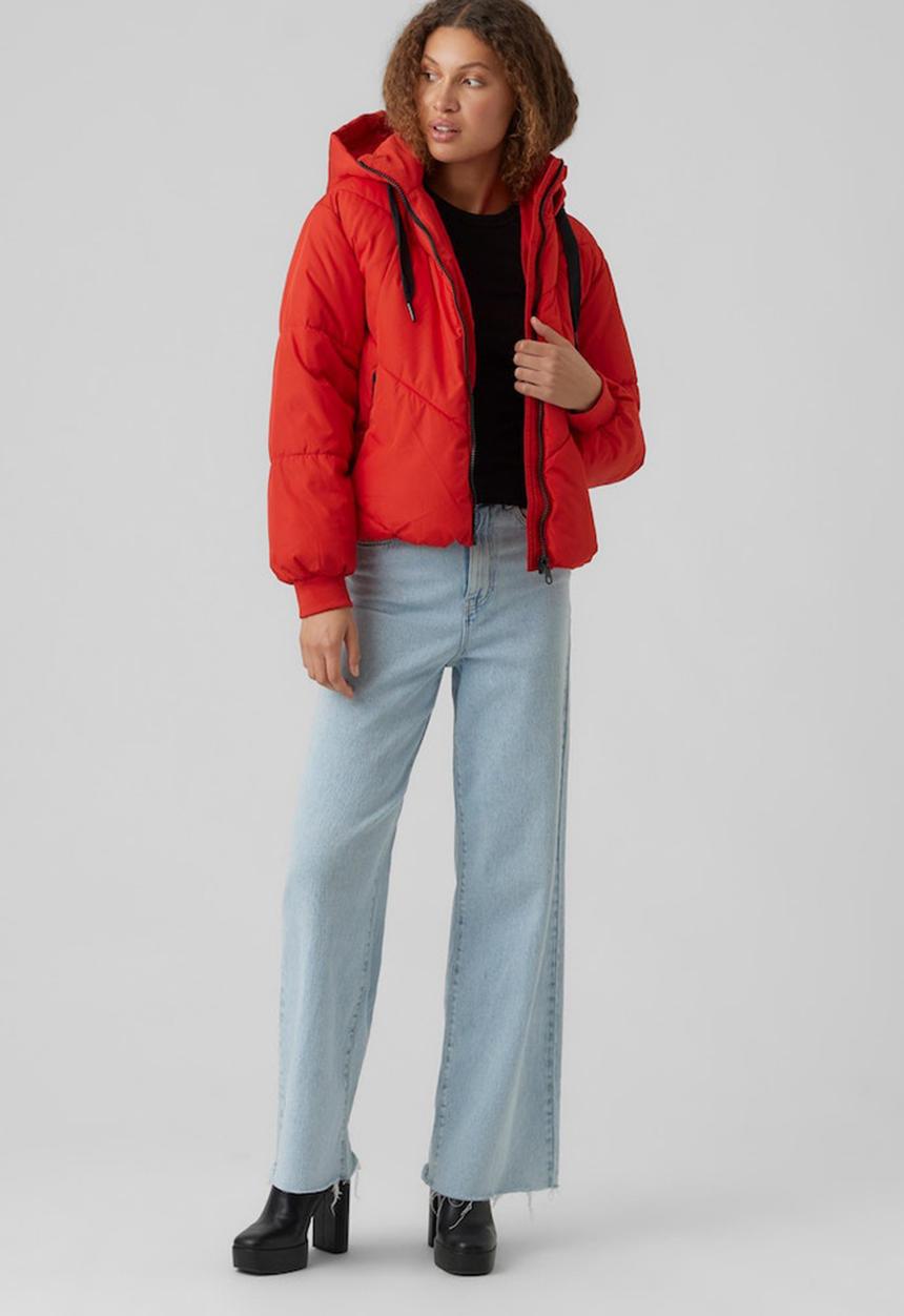 Vero Moda - Vmbeverly short jacket boos cp - goji berry