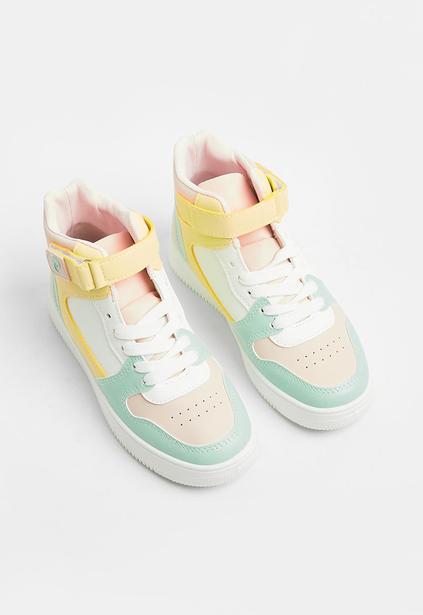Pierre Cardin - Asher colour block hi-top -  multi