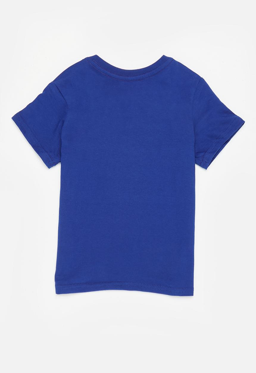 Superbalist - Younger boys 2 Pack printed tee-blue and white