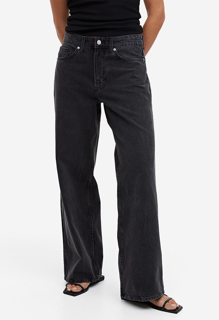 H&M - 90s Baggy regular jeans - black