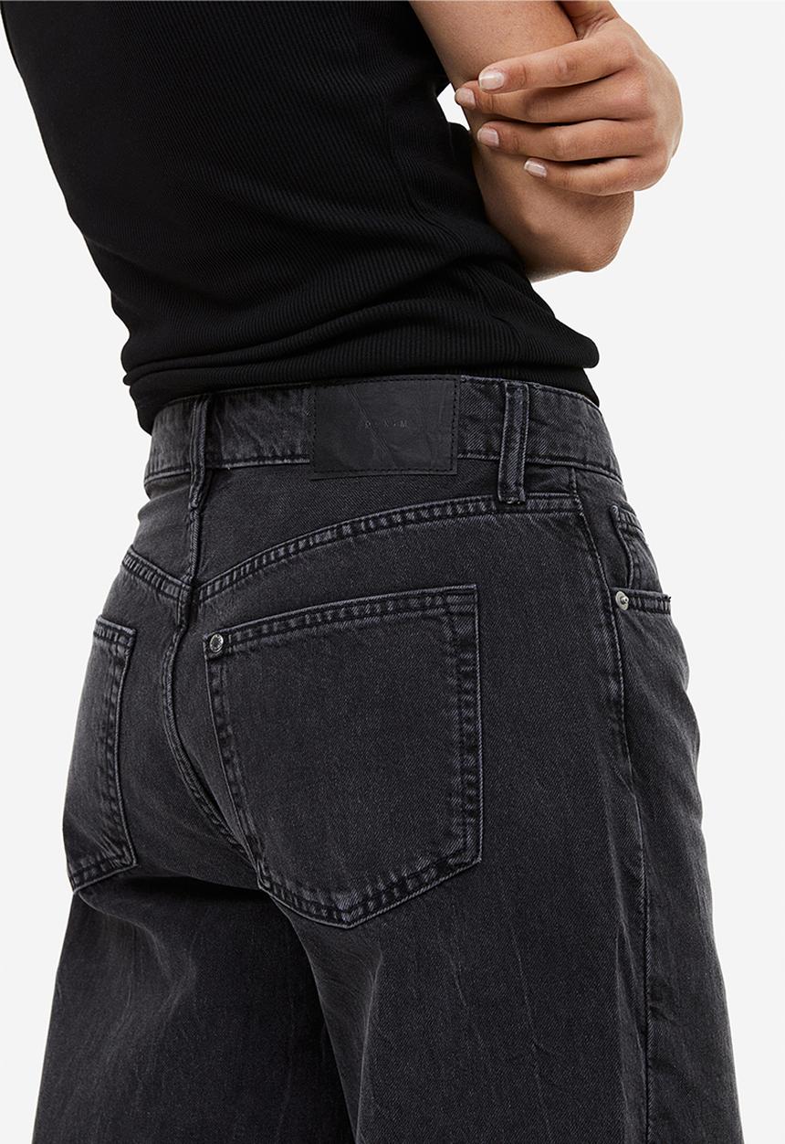 H&M - 90s Baggy regular jeans - black