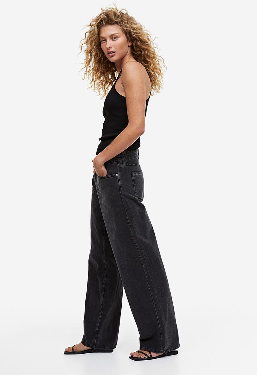 H&M - 90s Baggy regular jeans - black