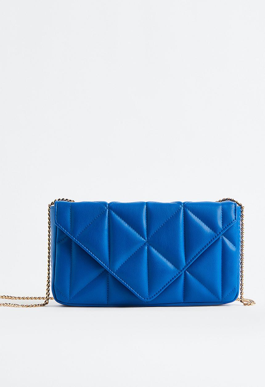 H&M - Quilted shoulder bag - dark blue 