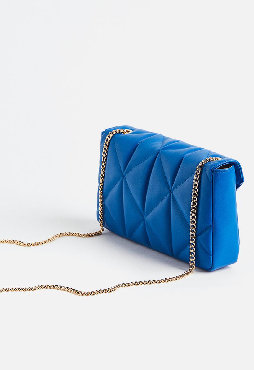 H&M - Quilted shoulder bag - dark blue 
