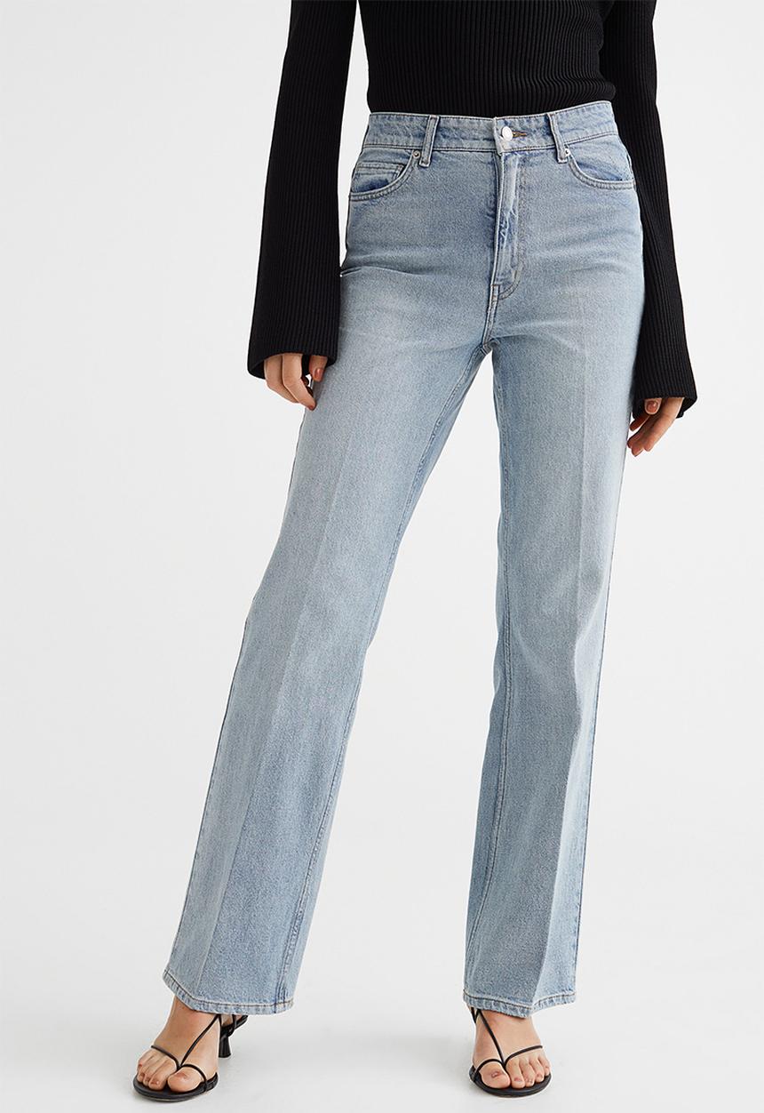H&M - Straight jeans - light denim blue
