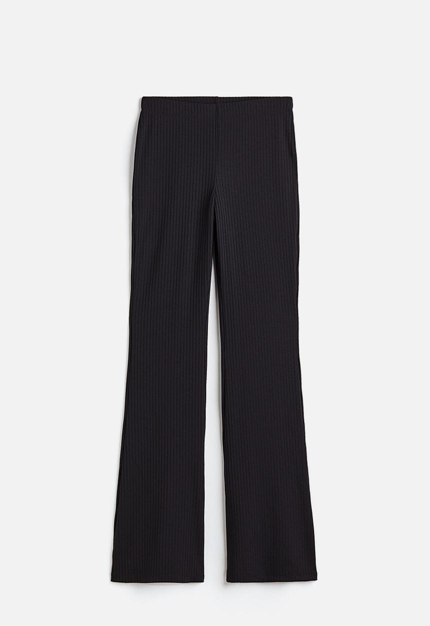 H&M - Flared leggings - black