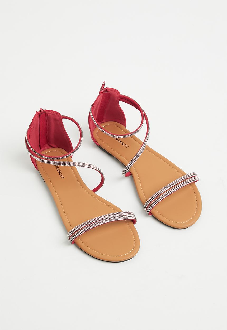 Superbalist - Khanyi anklestrap sandal - red
