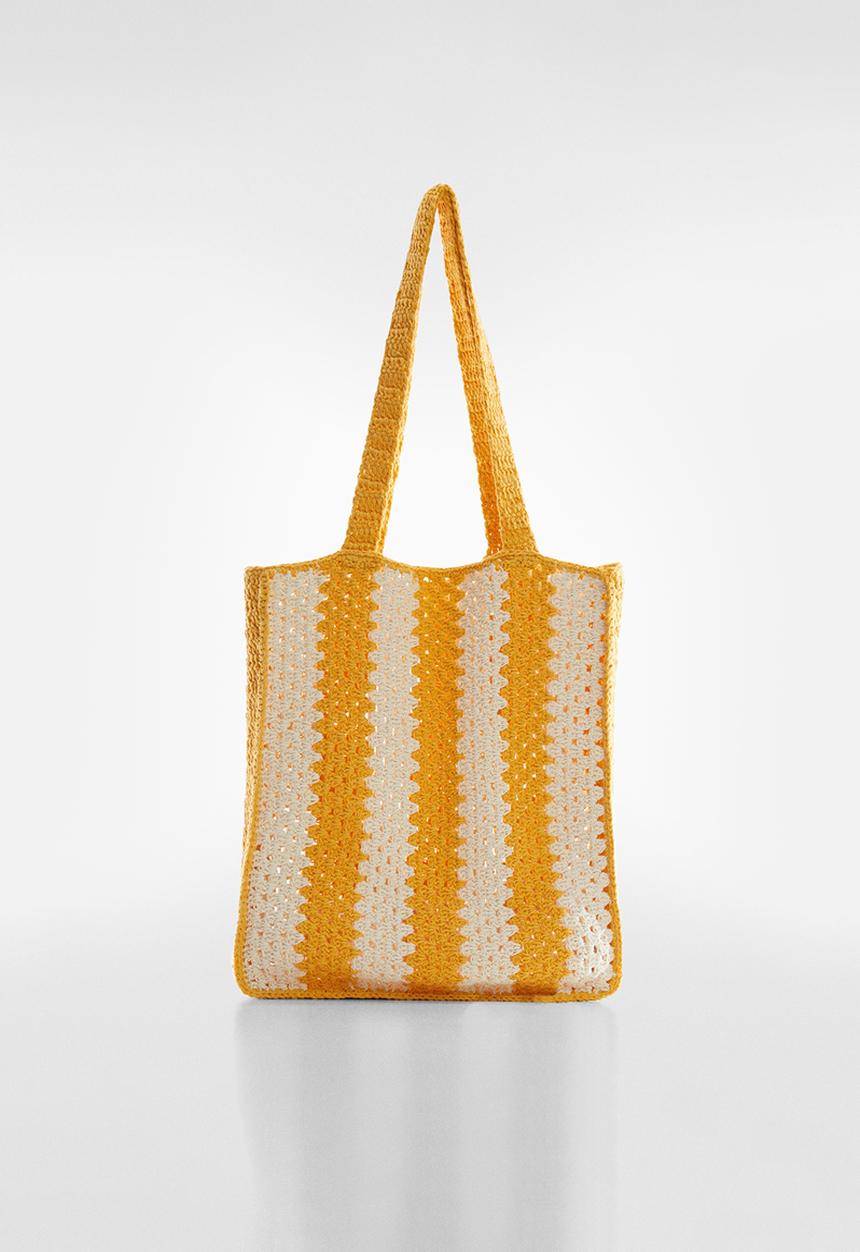 MANGO - Bag paloma - mustard