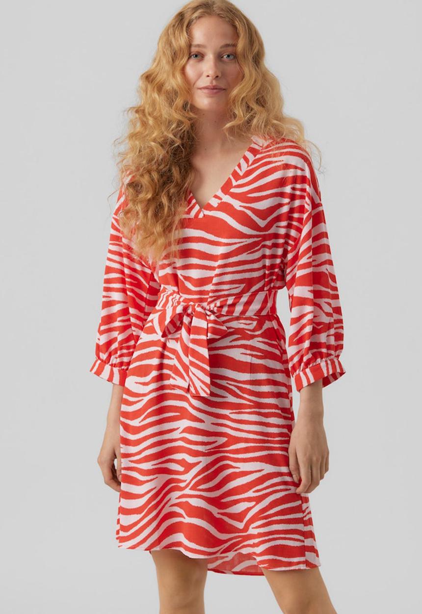 Vero Moda - Seba 3/4 abk dress woven - bittersweet seba