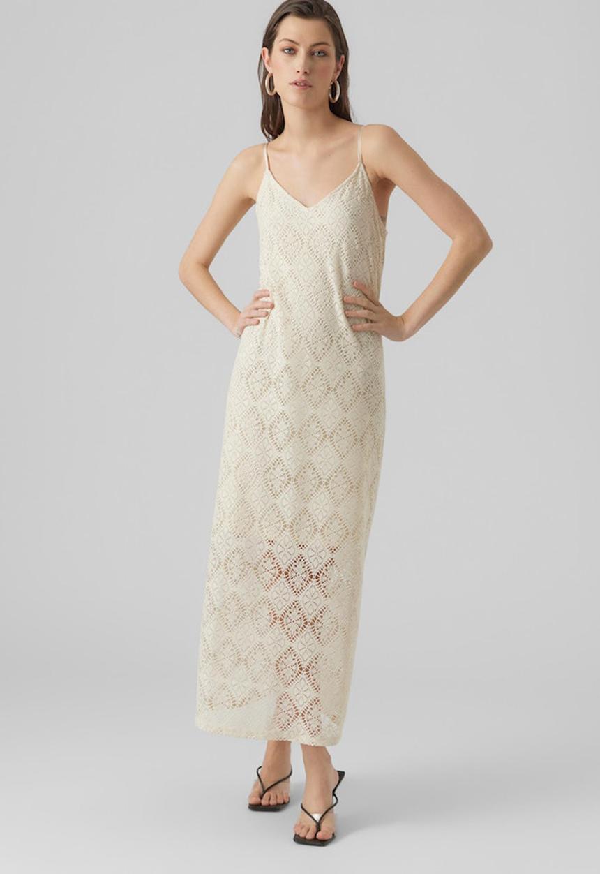 Vero Moda - Maya singlet 7/8 dress jrs - birch