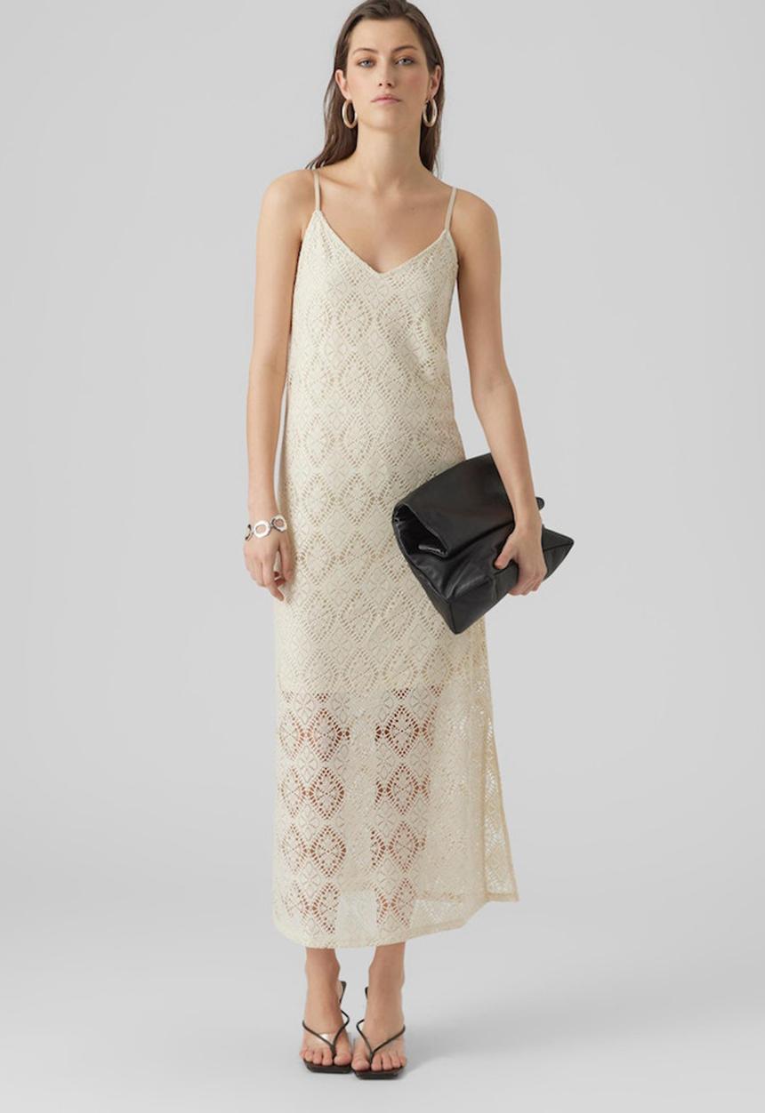 Vero Moda - Maya singlet 7/8 dress jrs - birch