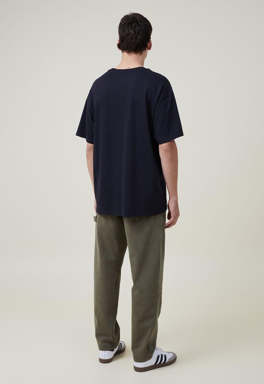Cotton On - Baggy jean - olive knee patch