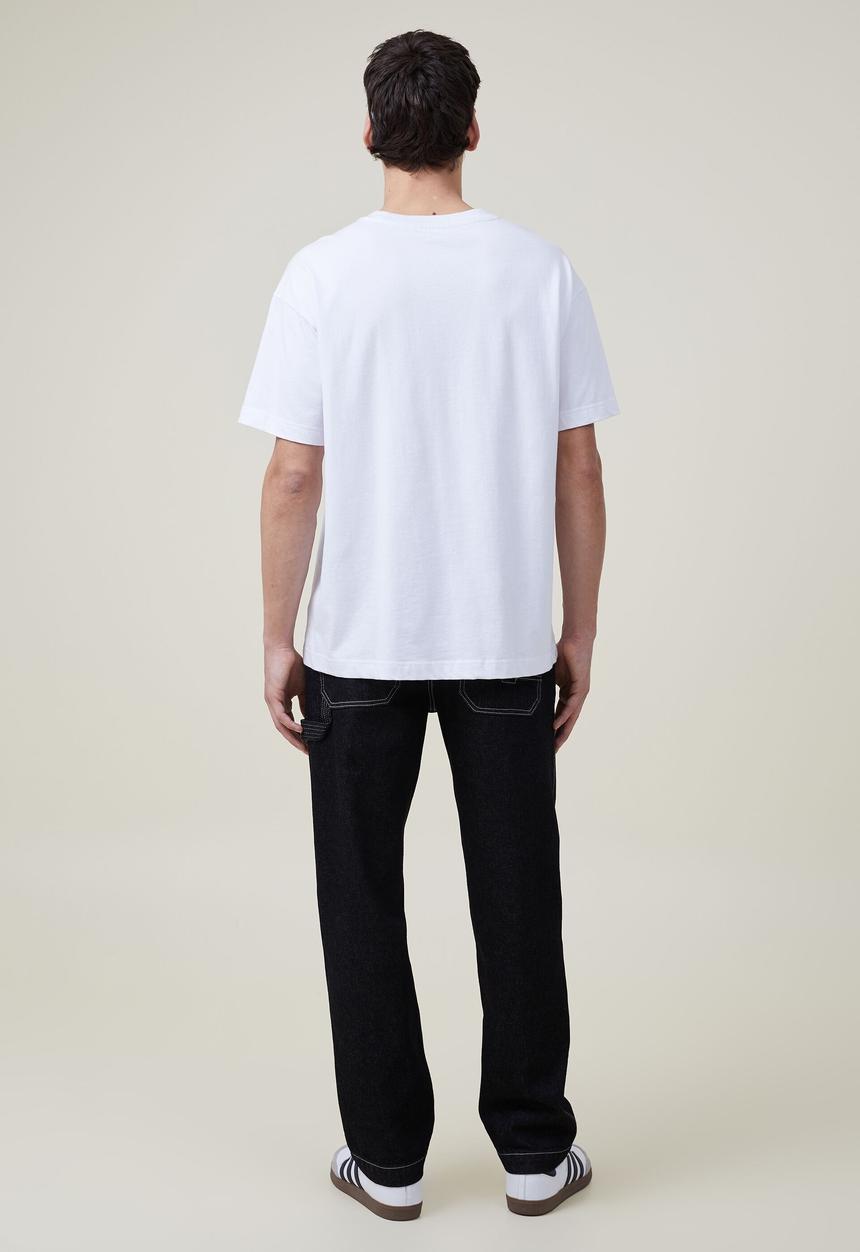 Cotton On - Baggy jean - rinse black knee patch