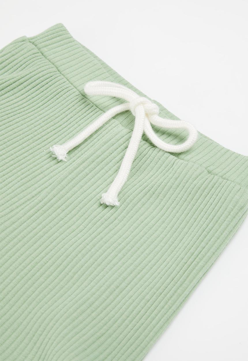 Pop Candy - Bodysuit and short set - sage green