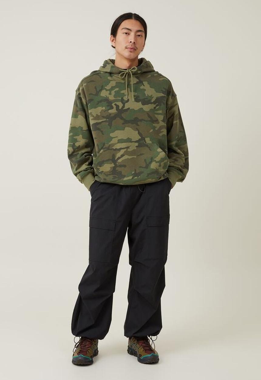 Cotton On - Parachute utility pant - black utility cargo