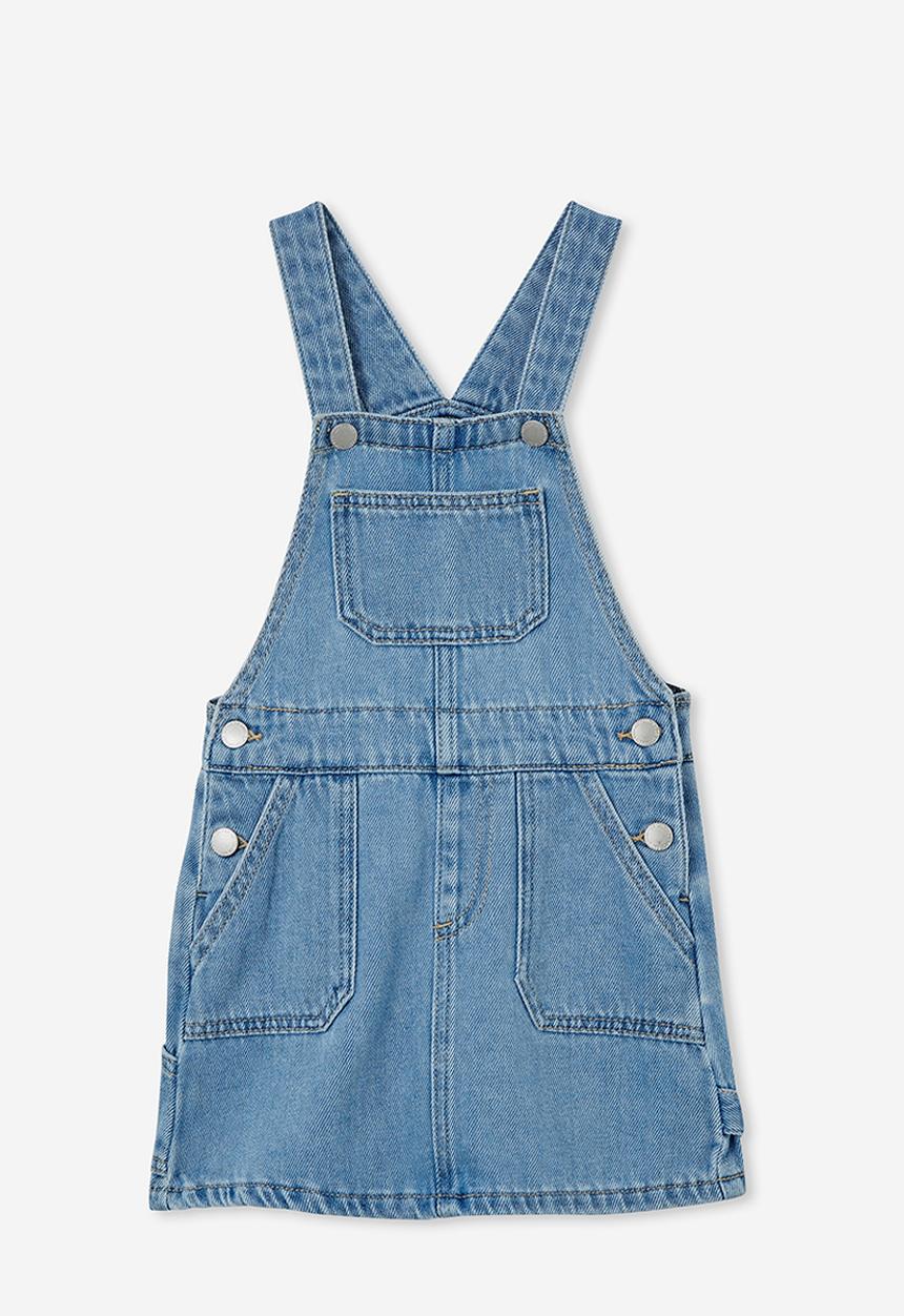 Cotton On - Shelley denim pinafore - weekend wash