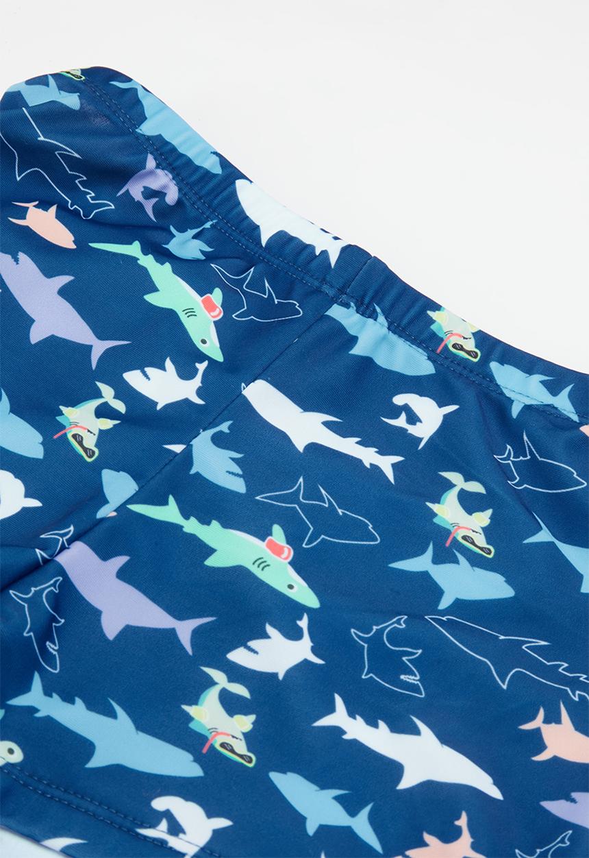 Pop Candy - Boys swimming cap and short set - blue 
