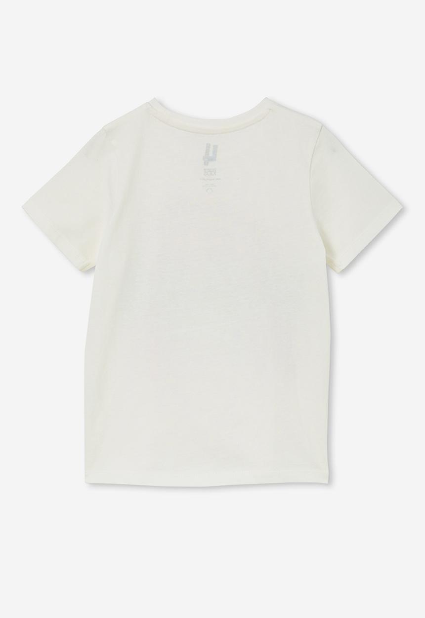 Cotton On - Penelope short sleeve tee - vanilla/somewhere rainbow