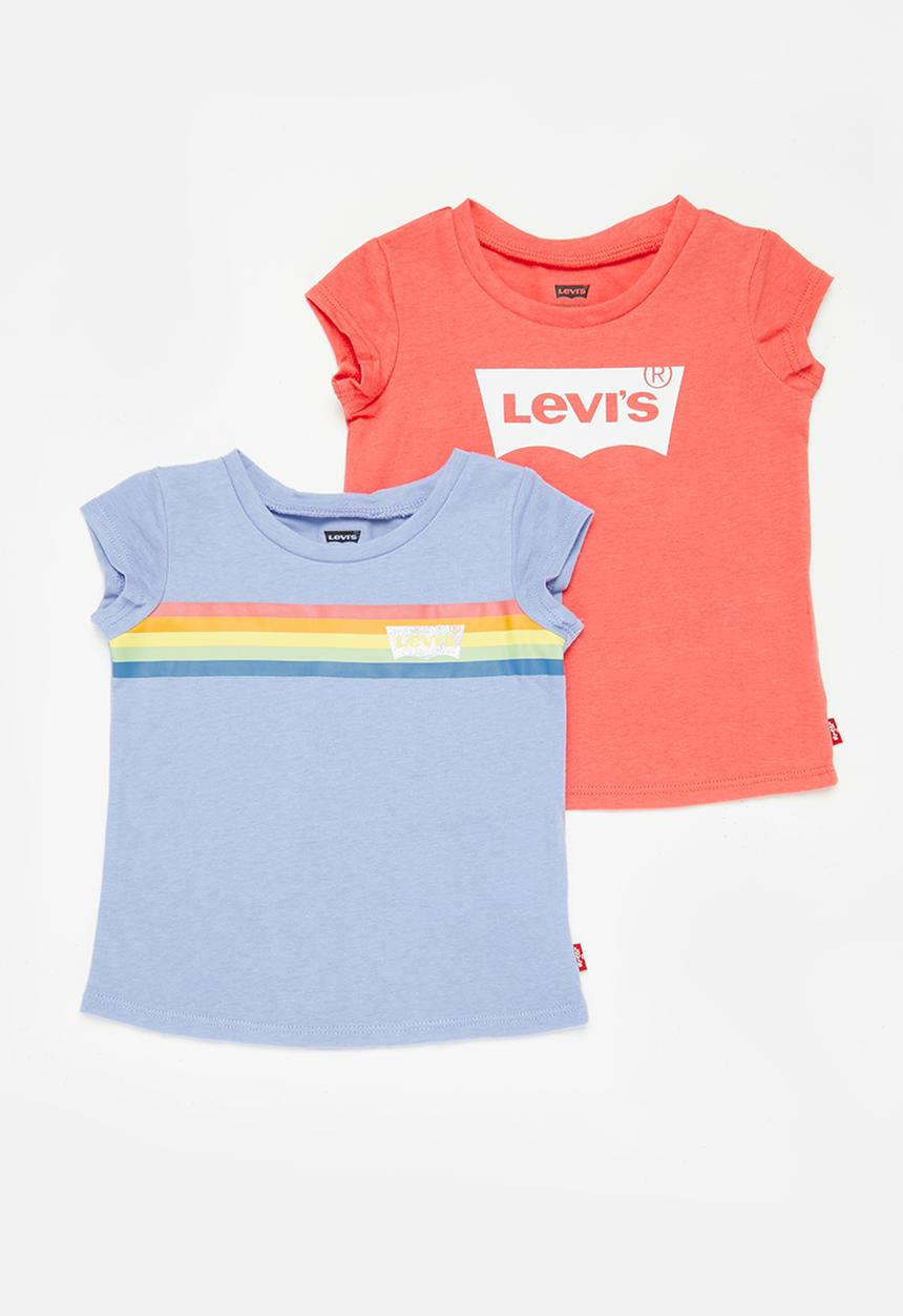 Levi’s® - Lvg 2 pack iconic tee set - rose of sharon