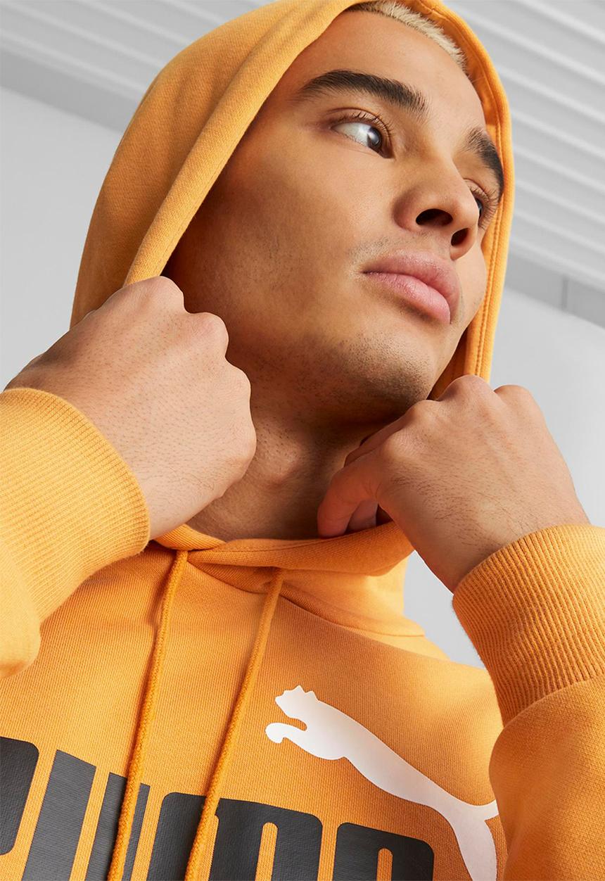PUMA - Ess+ 2 col big logo hoodie fl - desert clay