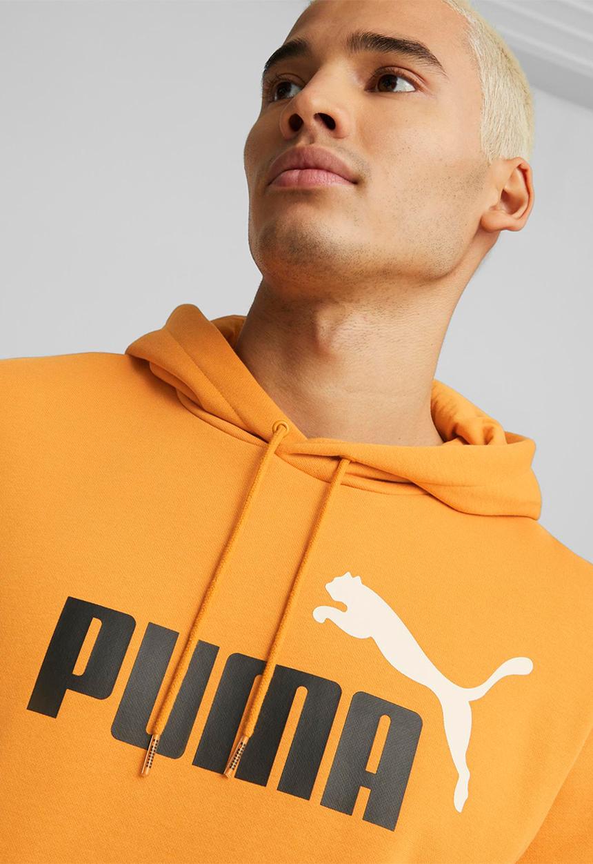 PUMA - Ess+ 2 col big logo hoodie fl - desert clay