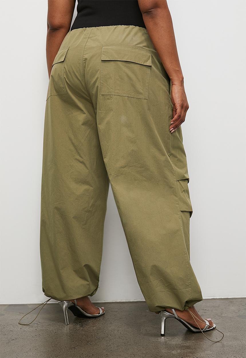 Superbalist - Parachute trouser - deep green
