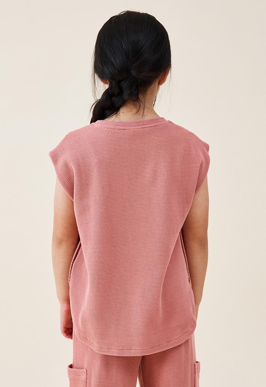 Cotton On - Alyssia sleeveless top - clay pigeon