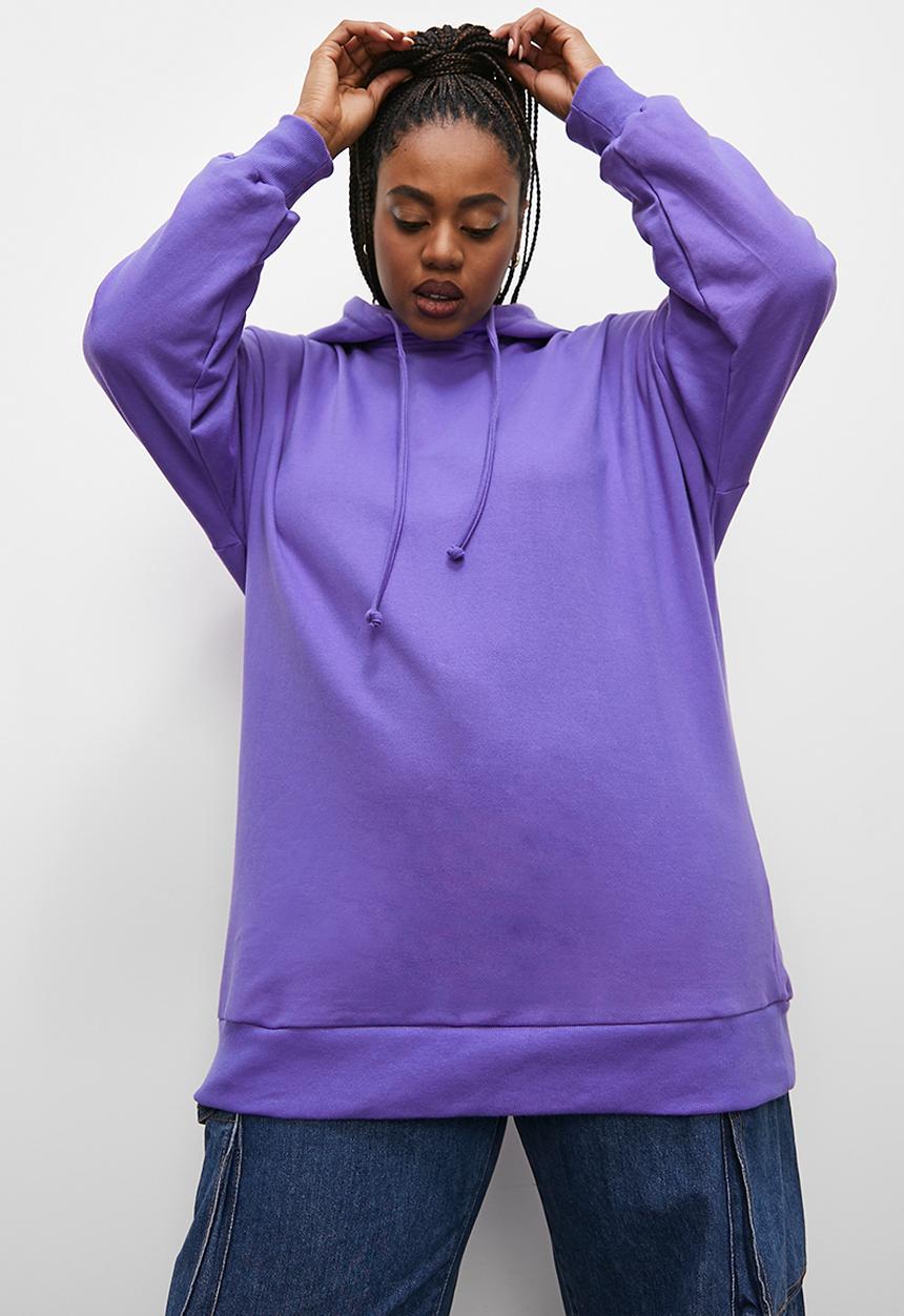 Blake - Slouch hoodie - purple1