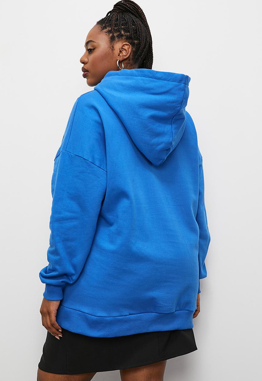 Blake - Slouch hoodie - cobalt