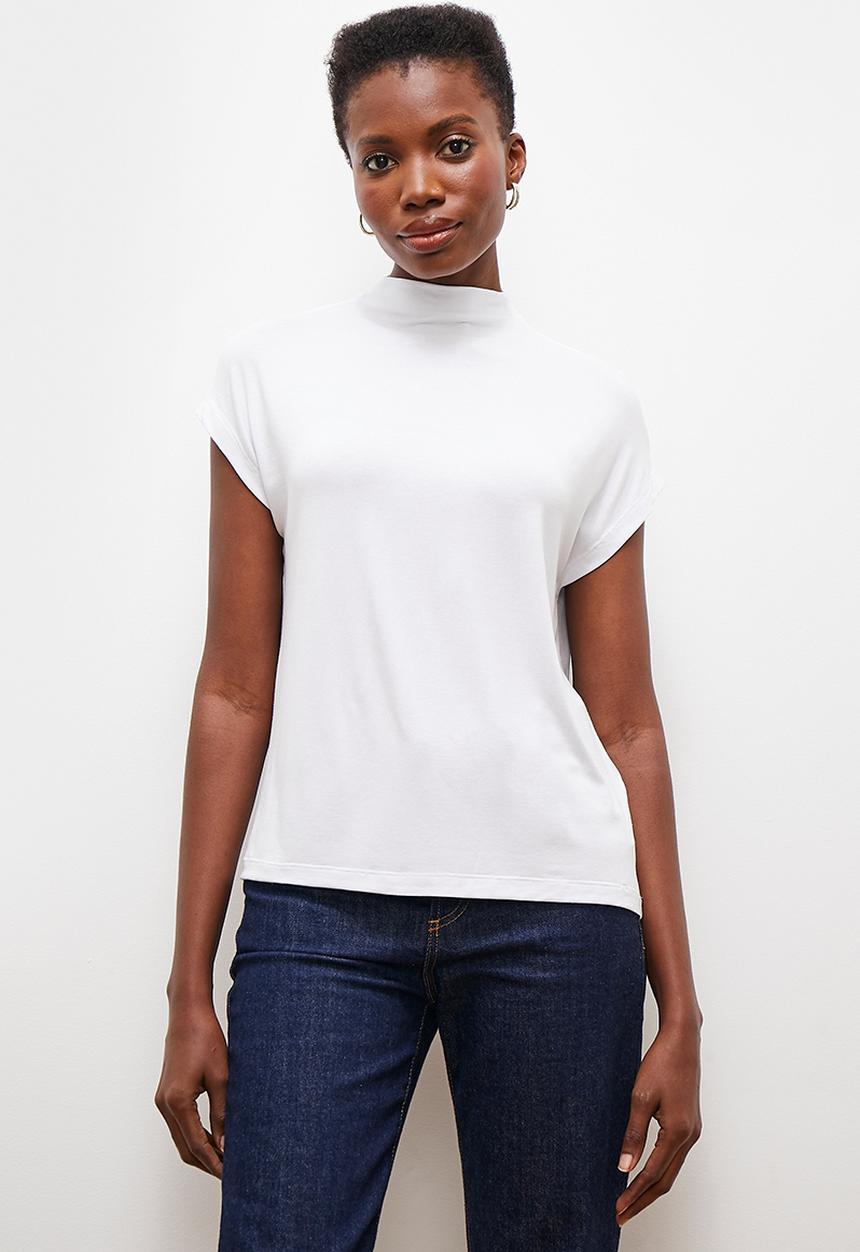 edit - Grown on sleeve tee - white