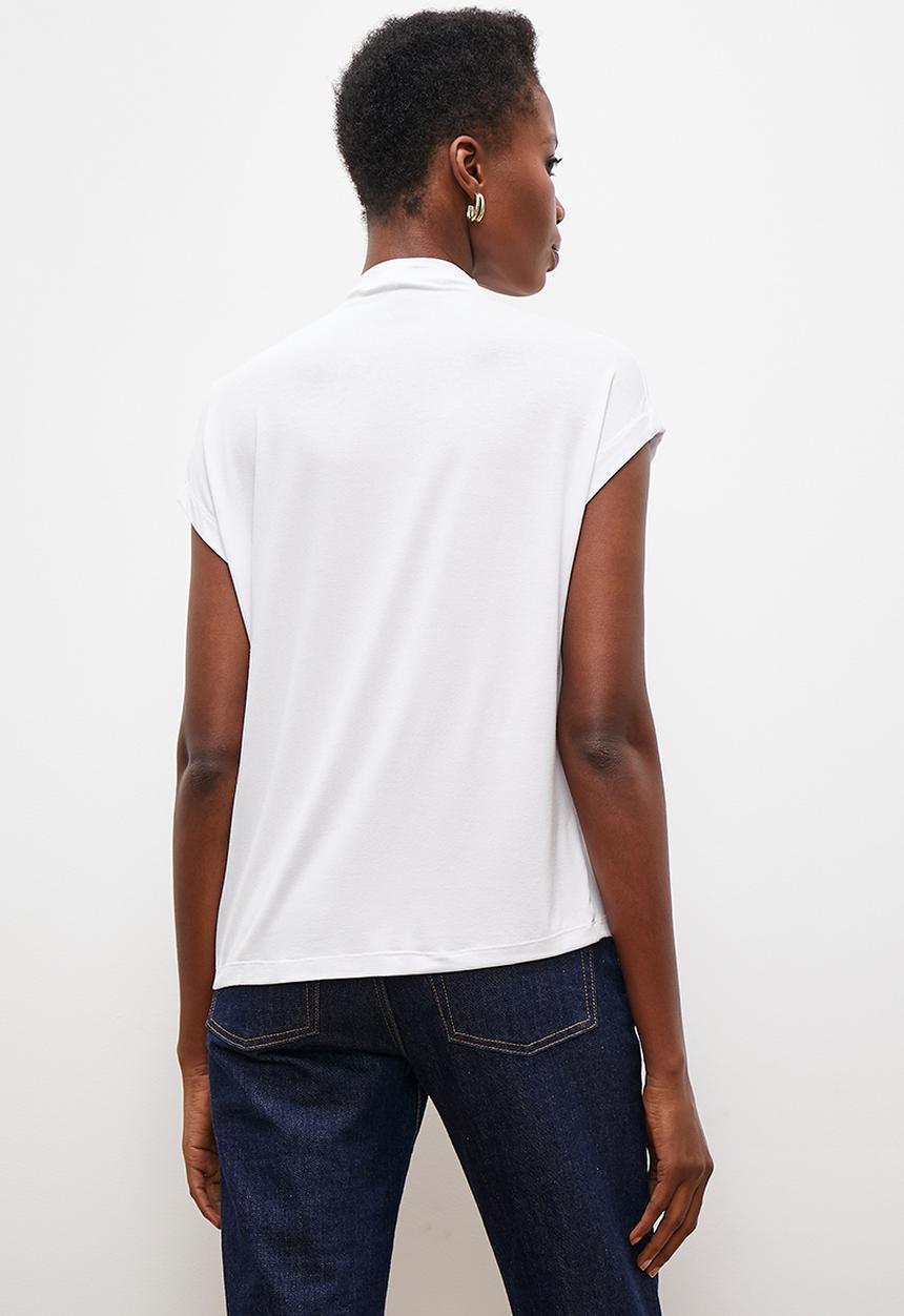 edit - Grown on sleeve tee - white