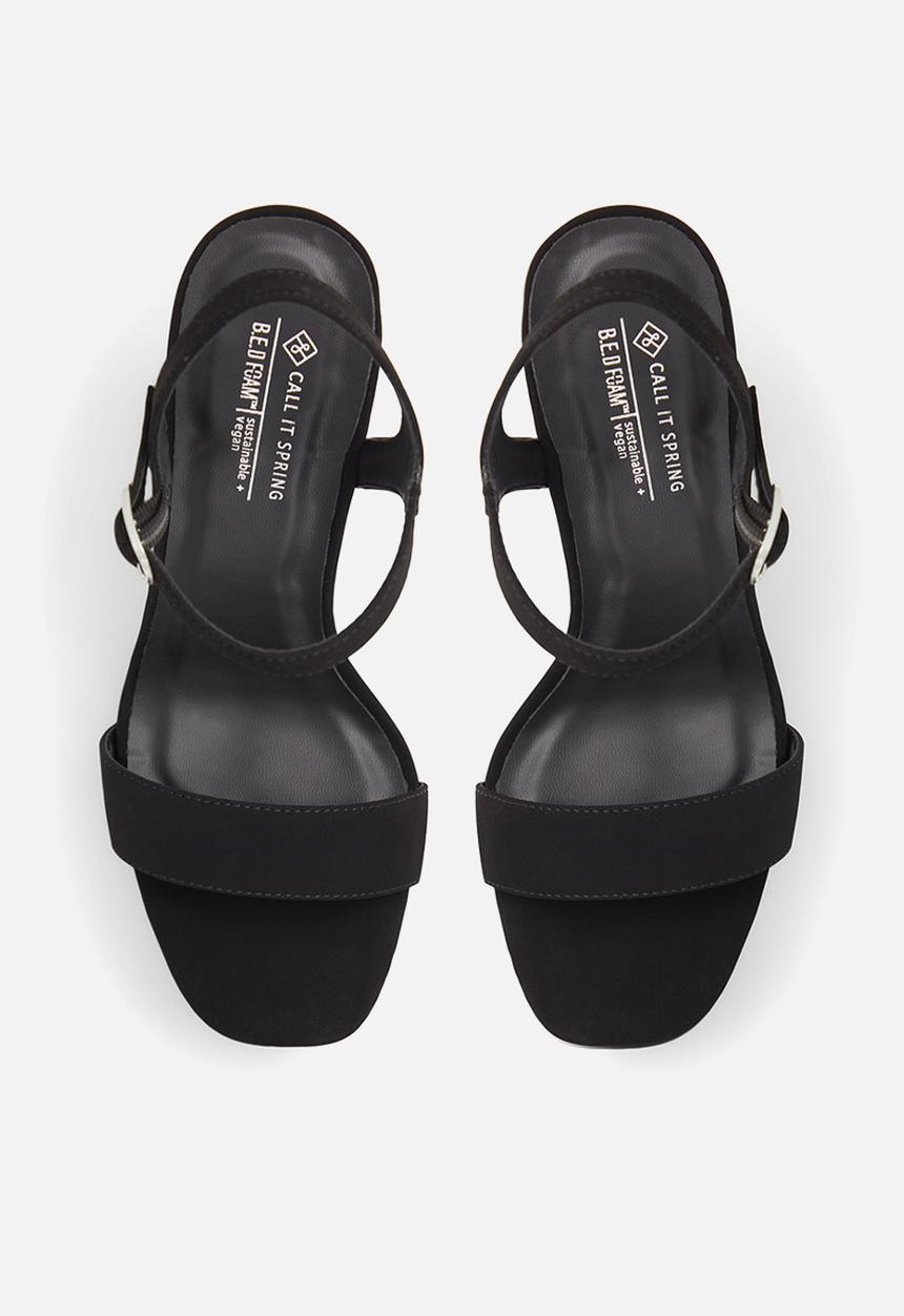 Call It Spring - Gretchen platform sandal - black