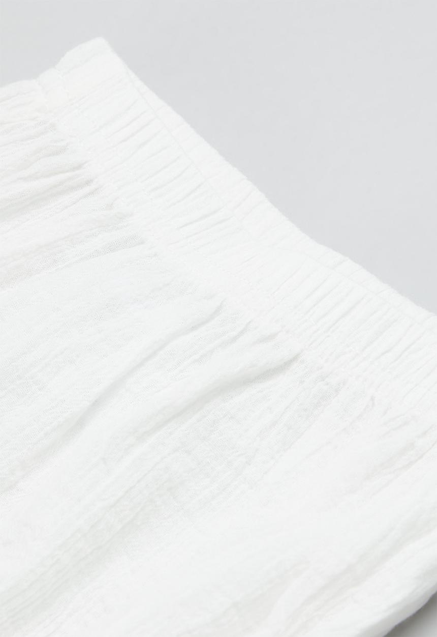 Pop Candy - Ruffle shorts - white