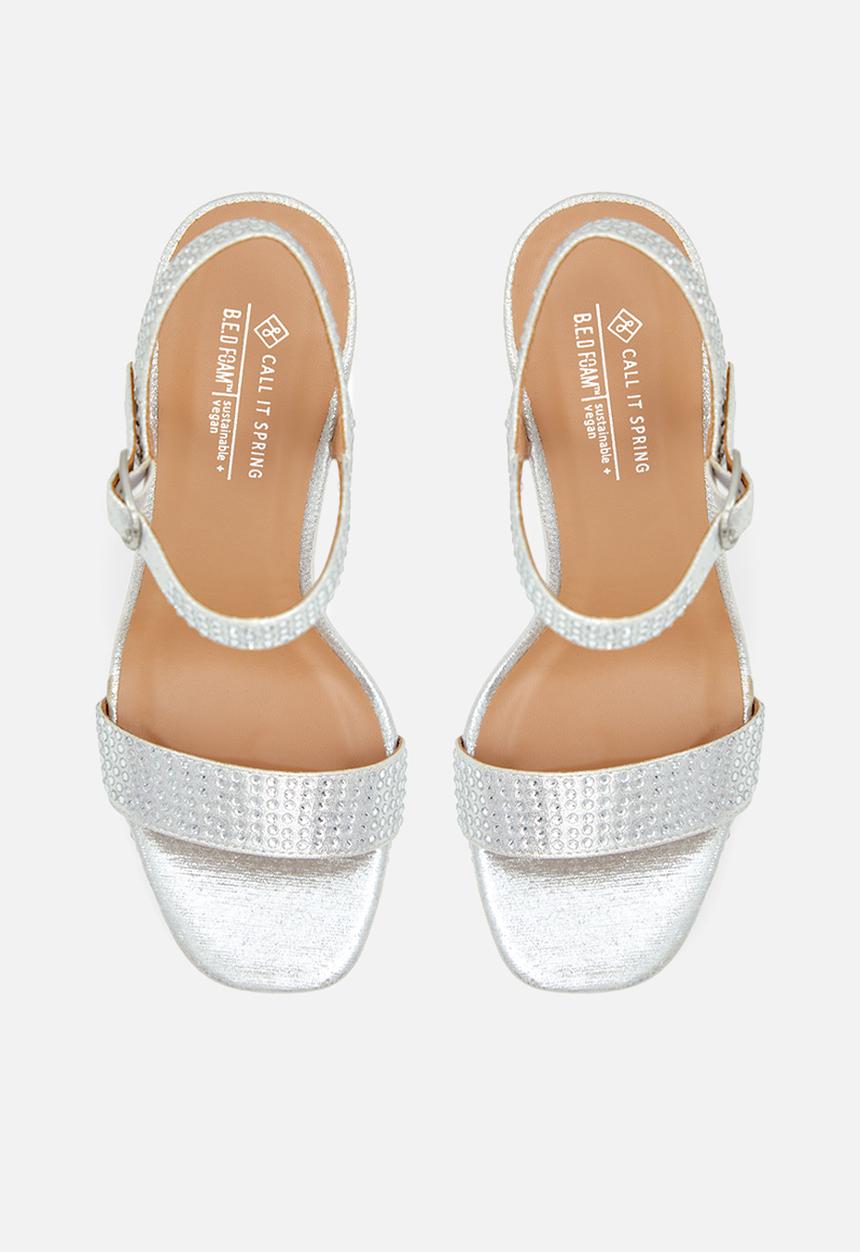Call It Spring - Gretchen platform sandal - silver