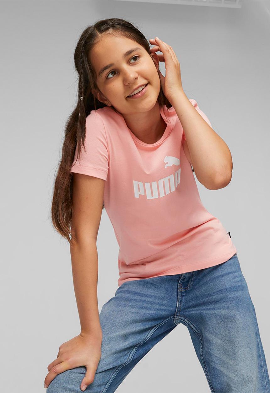 PUMA - Ess logo tee g - peach smoothie