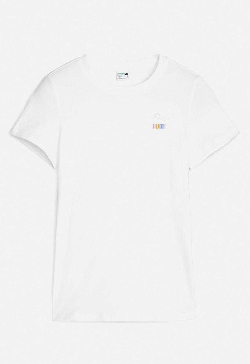 PUMA - Classics sweater wthr logo tee g - puma white