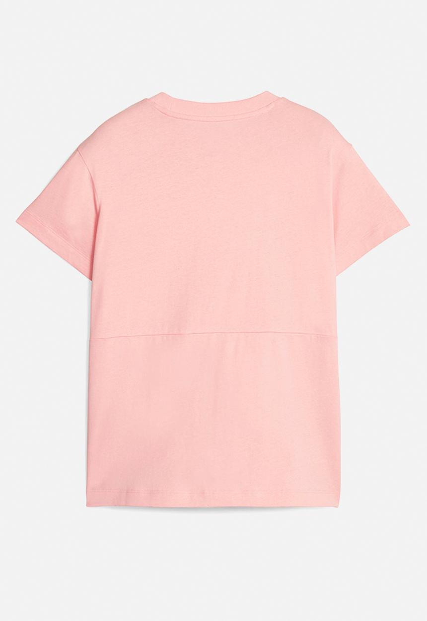 PUMA - Puma power colorblock tee g - peach smoothie