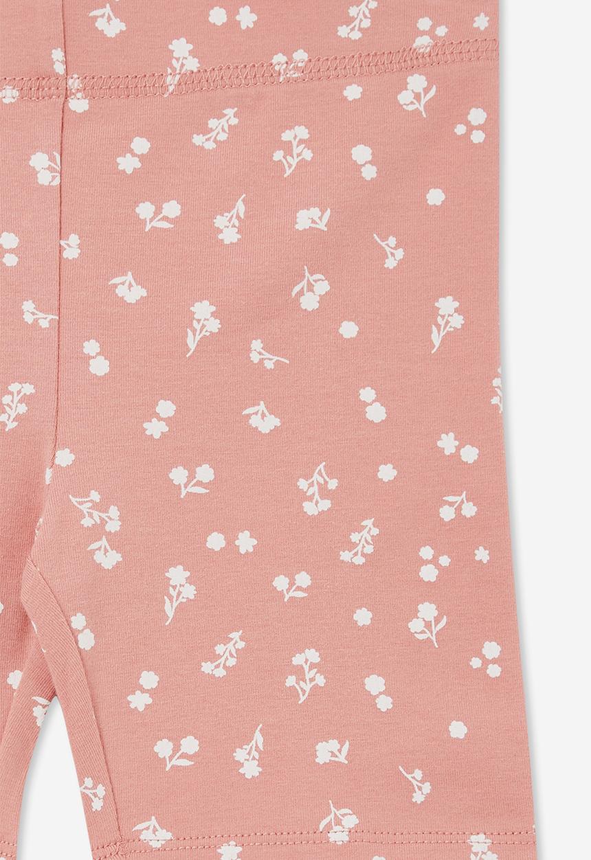 Cotton On - Hailey bike short - clay pigeon/ally ditsy