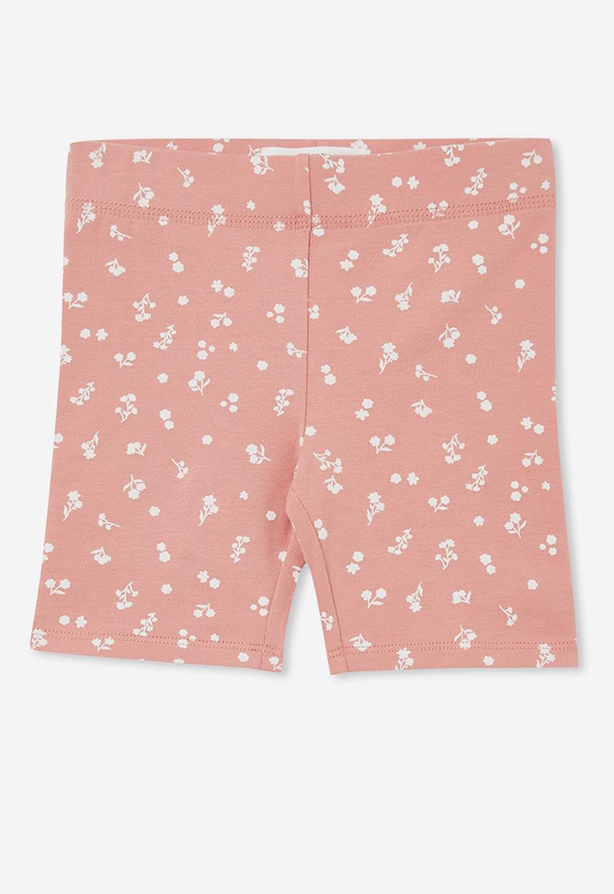 Cotton On - Hailey bike short - clay pigeon/ally ditsy